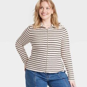 Universal Thread fine-gauge knit zip sweater